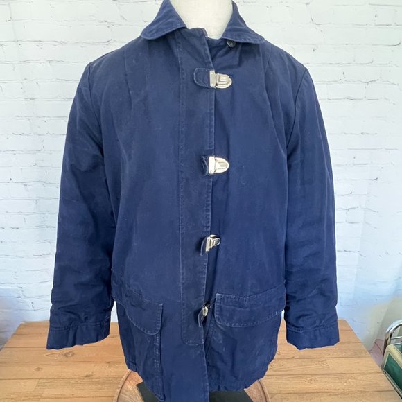 1950’s White Stag - Navy Blue Canvas Jacket - Size Medium - Picture 4 of 9